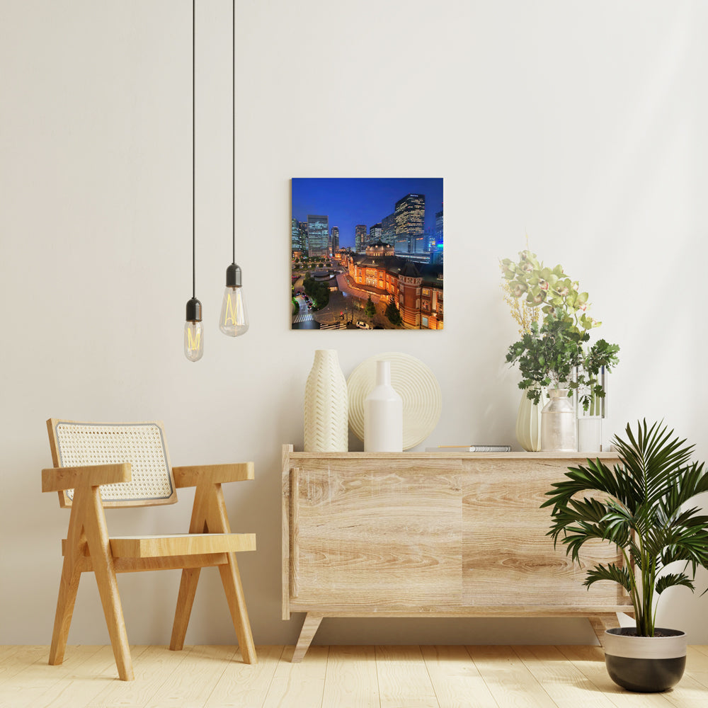 TAKUMI「東京駅」アートシリーズ アートパネル キャンバス 壁掛け インテリア PNL-ART062