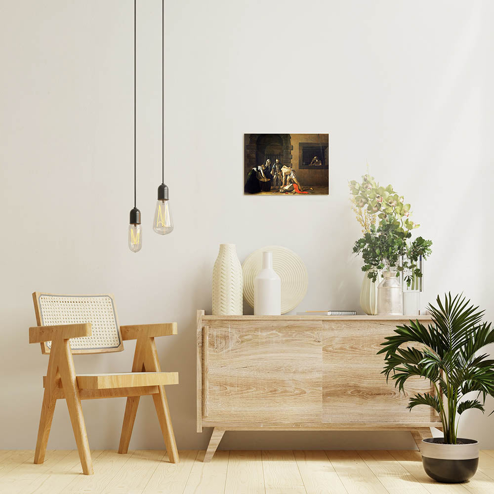 カラヴァッジョ「洗礼者聖ヨハネの斬首」絵画シリーズ アートパネル キャンバス 壁掛け インテリア