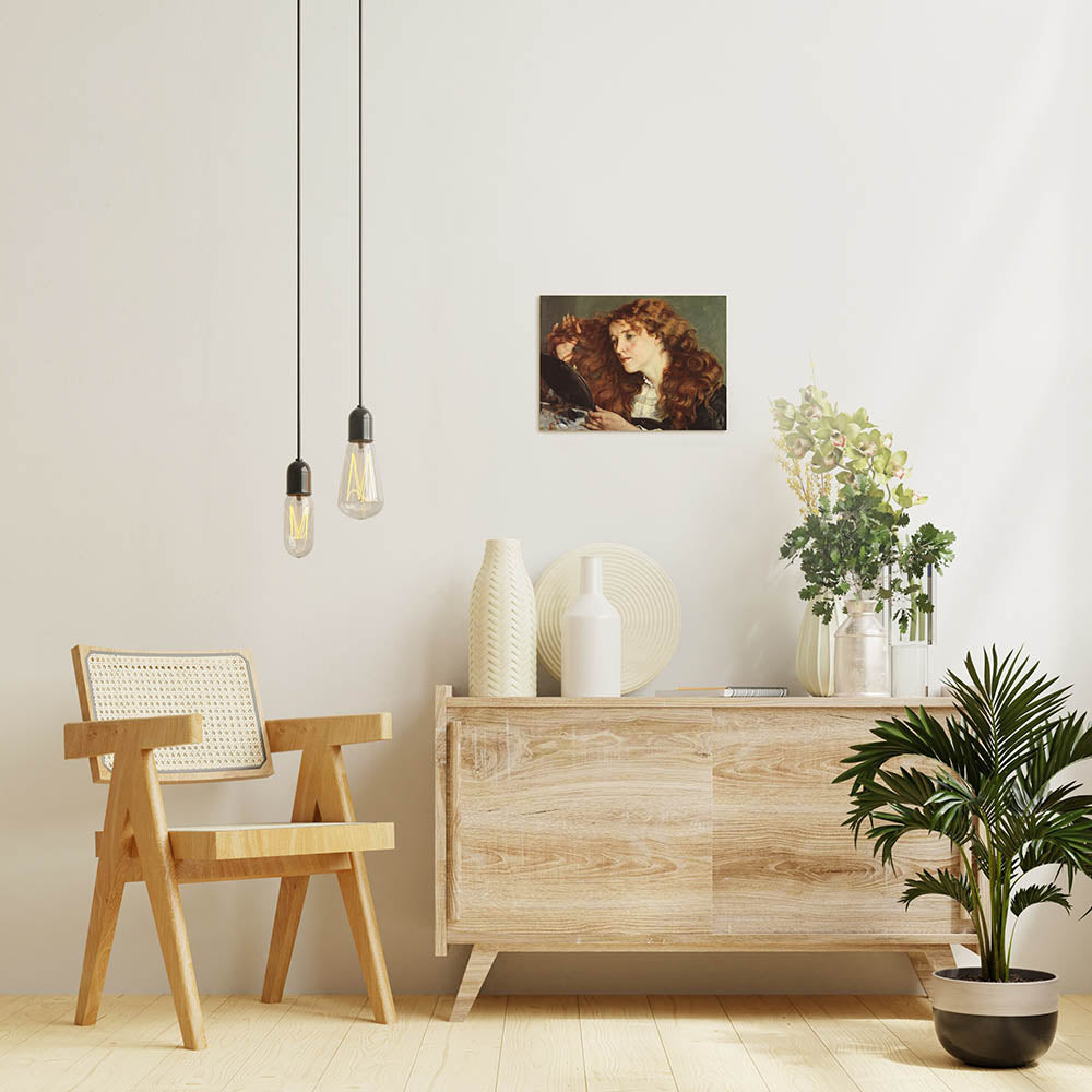 ギュスターヴ・クールベ「ジョーの肖像<美しきアイルランド女>」絵画シリーズ アートパネル キャンバス 壁掛け インテリア