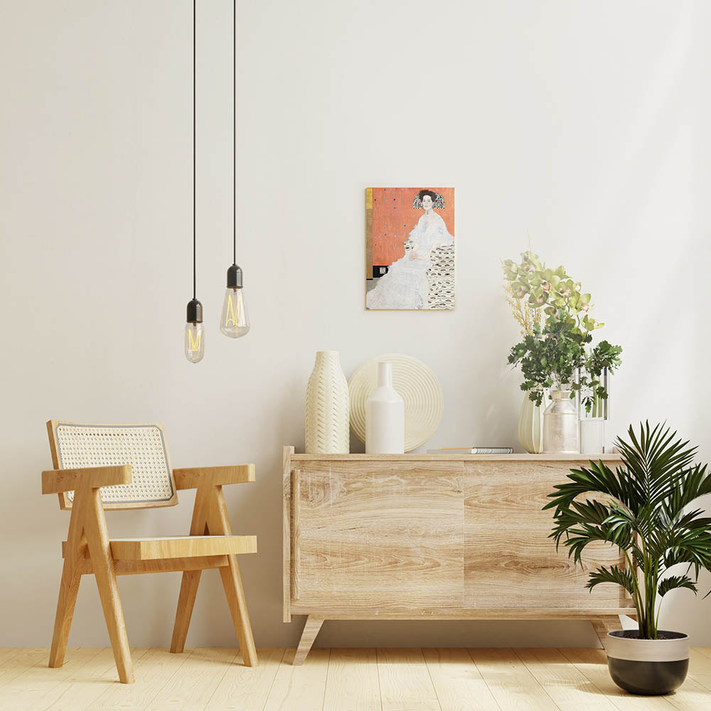 グスタフ・クリムト「フリッツァ・リートラーの肖像」絵画シリーズ アートパネル キャンバス 壁掛け インテリア