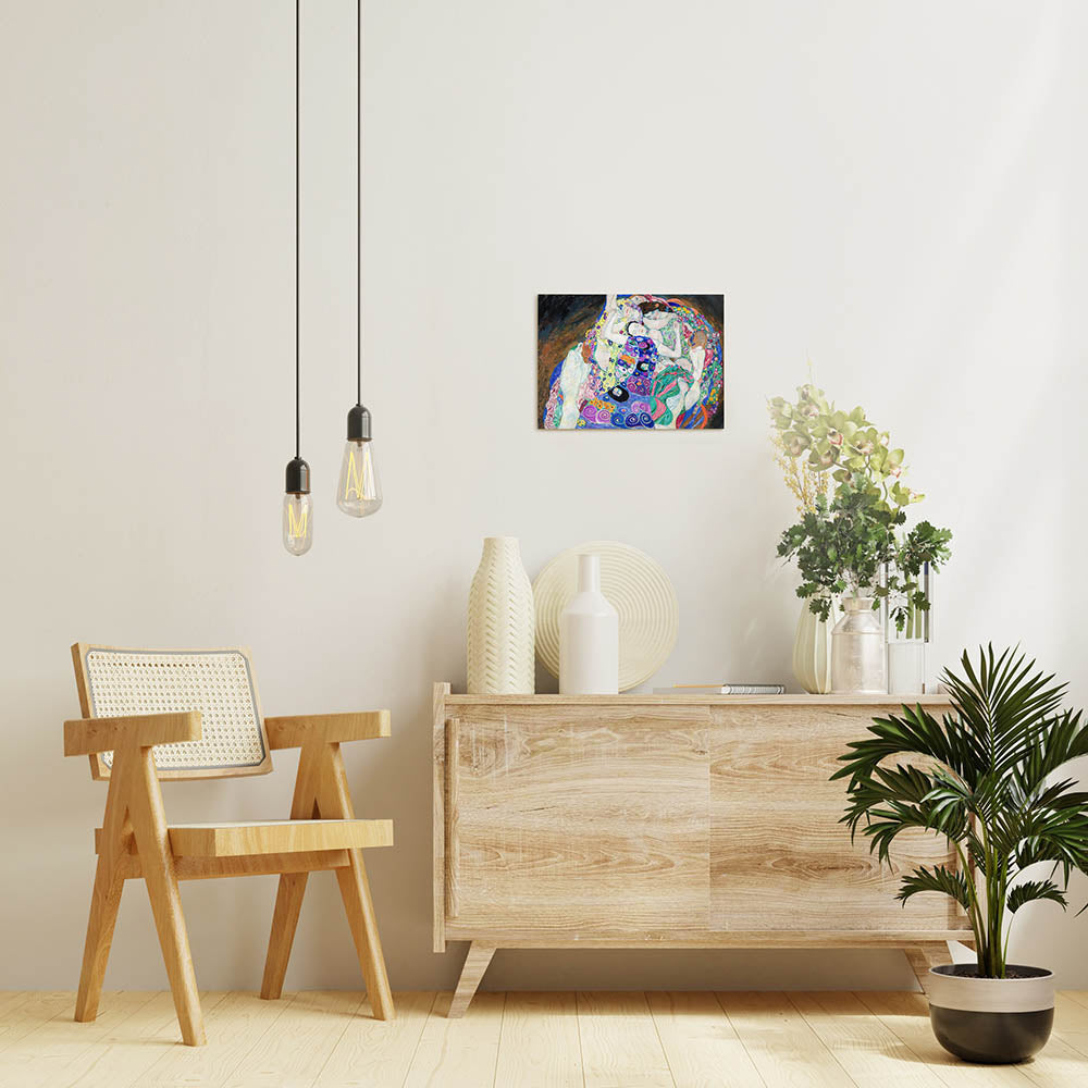 グスタフ・クリムト「乙女たち」絵画シリーズ アートパネル キャンバス 壁掛け インテリア