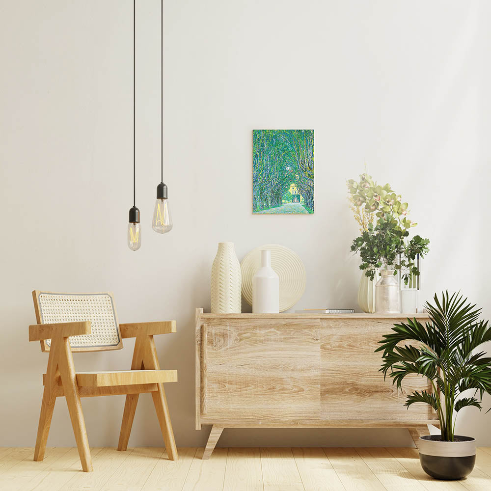 グスタフ・クリムト「カンマー城庭園の並木道」絵画シリーズ アートパネル キャンバス 壁掛け インテリア