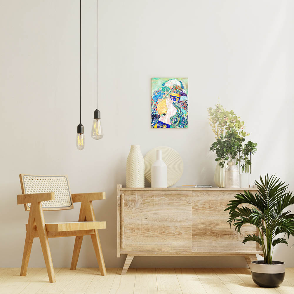 グスタフ・クリムト「赤子」絵画シリーズ アートパネル キャンバス 壁掛け インテリア