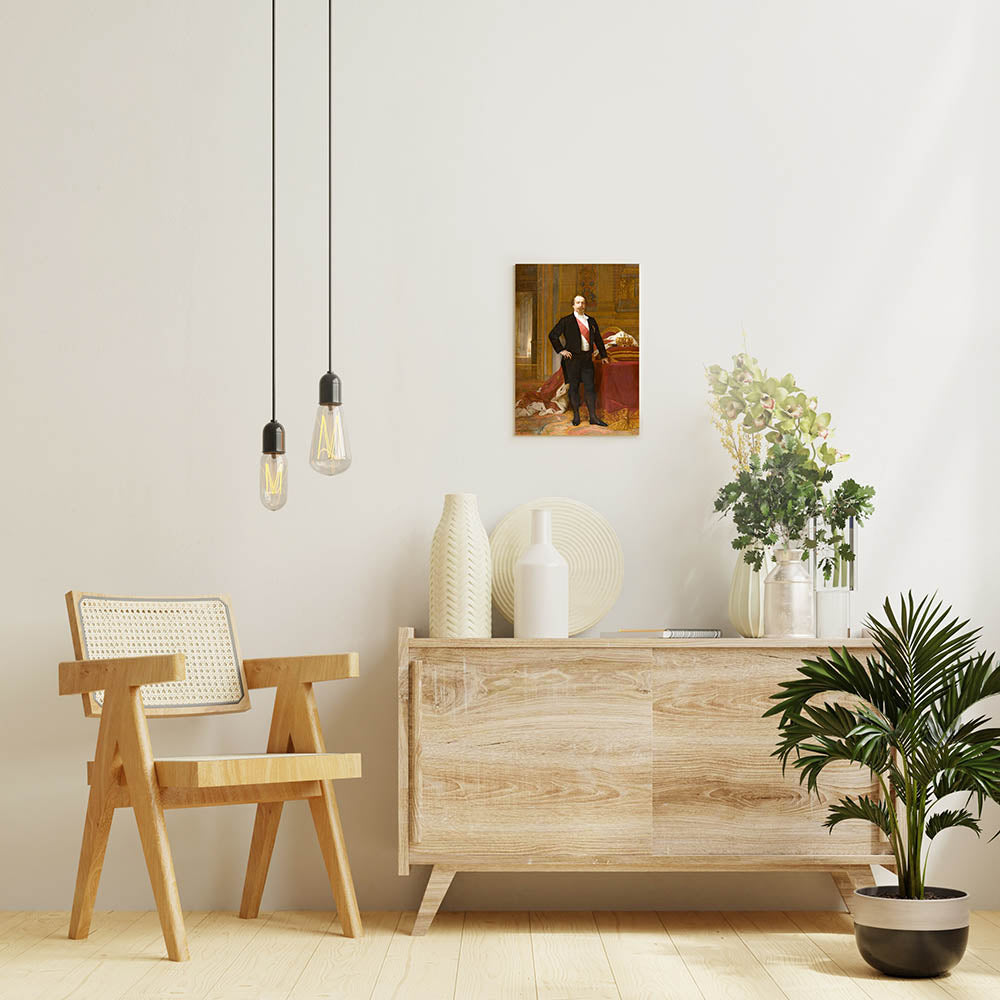 アレクサンドル・カバネル「ナポレオン3世」絵画シリーズ アートパネル キャンバス 壁掛け インテリア