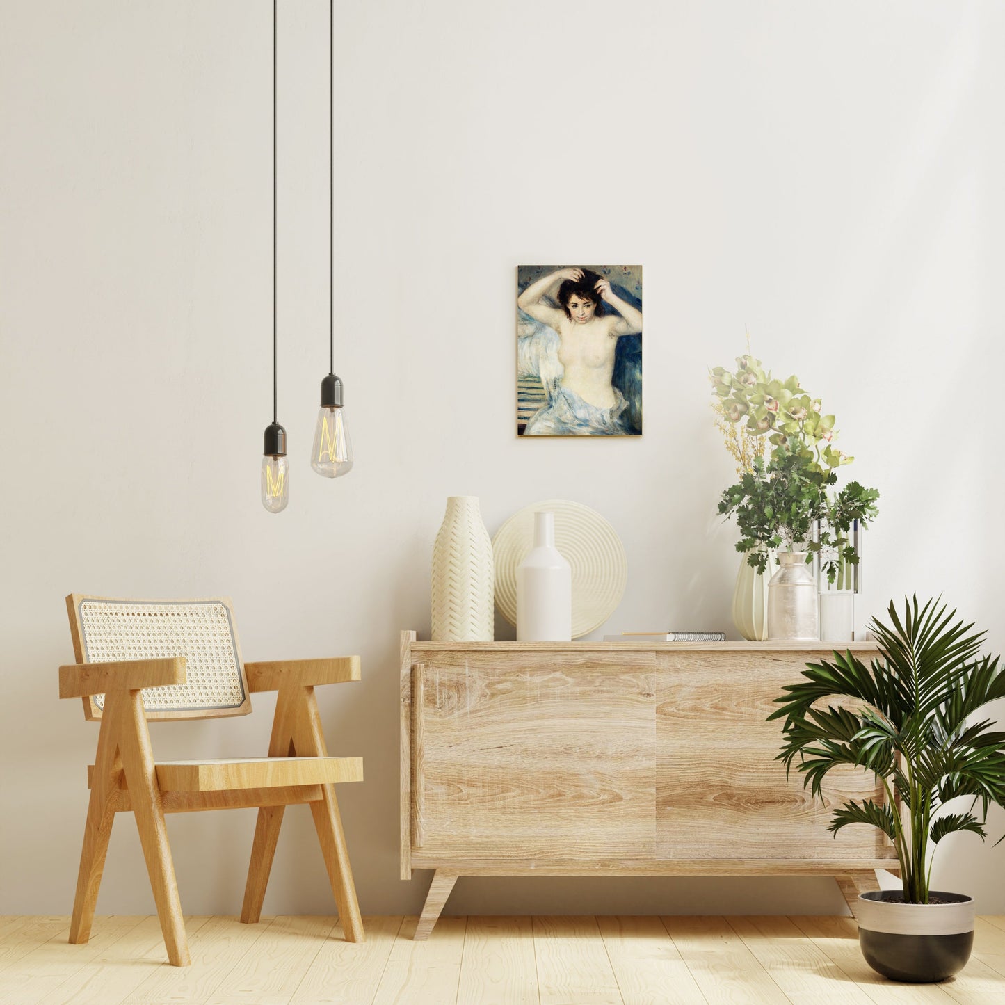 ピエール=オーギュスト・ルノワール「Before-the-Bath」絵画シリーズ アートパネル キャンバス 壁掛け インテリア