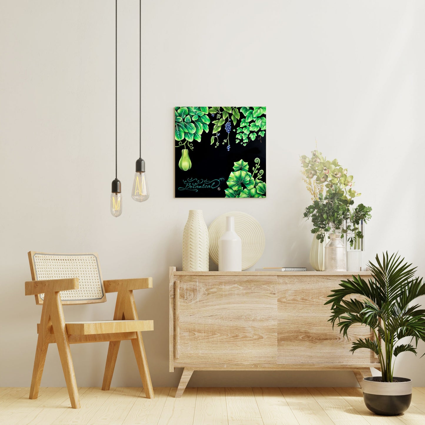 山藤 布美子「Botanical」アートシリーズ アートパネル キャンバス 壁掛け インテリア PNL-ART068