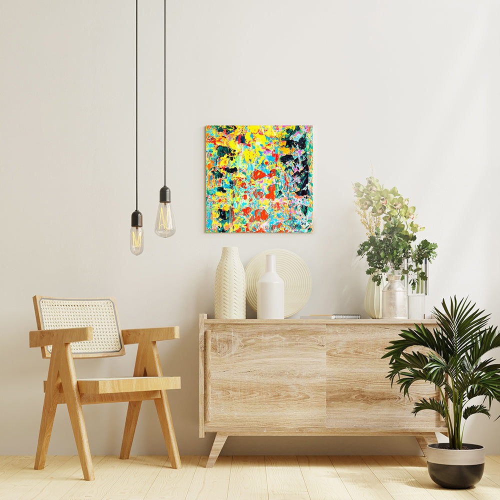 阿部貴志 「ロビンソン」パラリンアートシリーズ アートパネル キャンバス 壁掛け インテリア