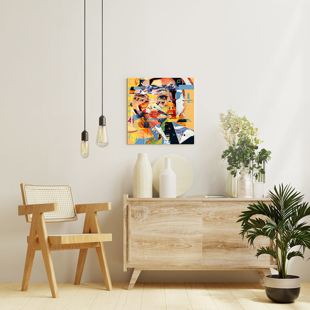 Takayuki Matsumine「cut」マウスペインターシリーズ アートパネル キャンバス 壁掛け インテリア