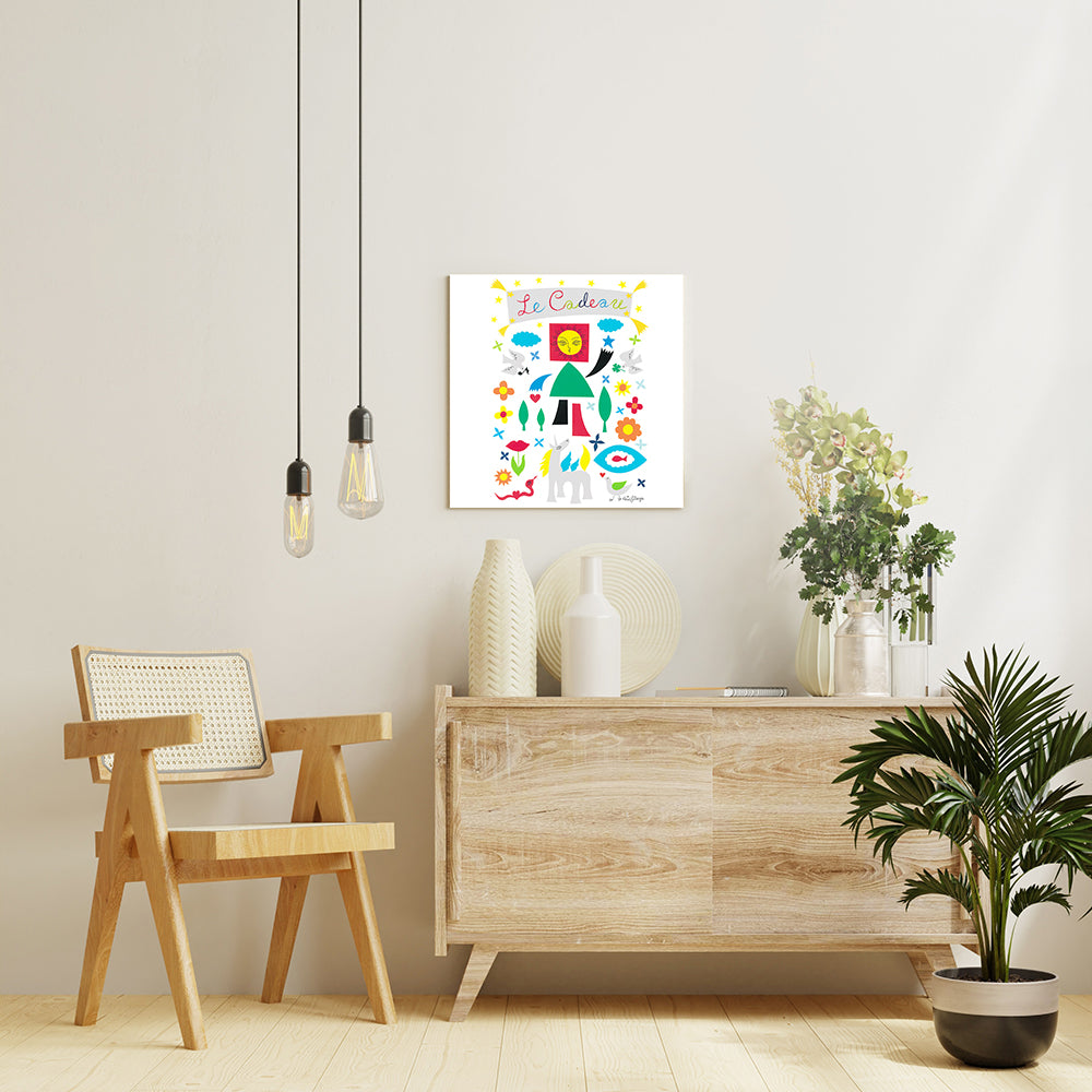 ミック・イタヤ「LE CADEAU」アートシリーズ アートパネル キャンバス 壁掛け インテリア