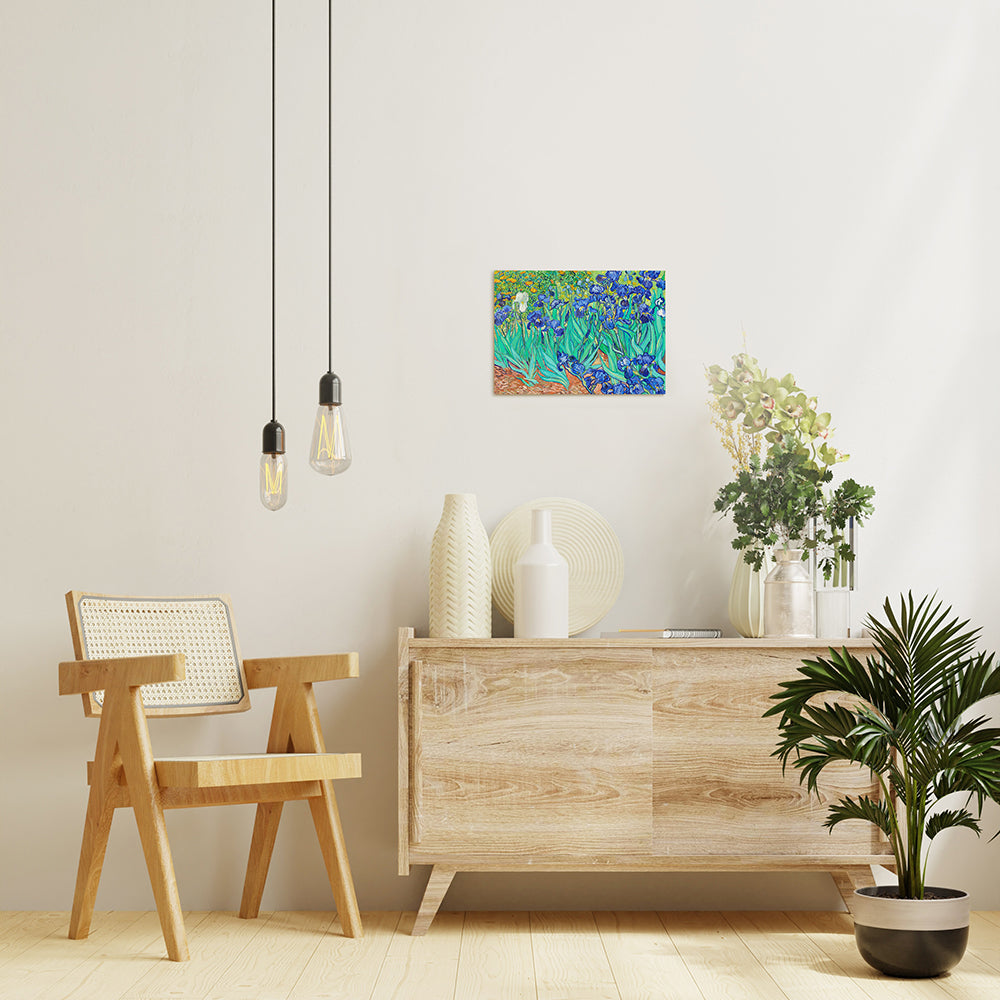 ゴッホ「アイリス」絵画シリーズ アートパネル キャンバス 壁掛け インテリア