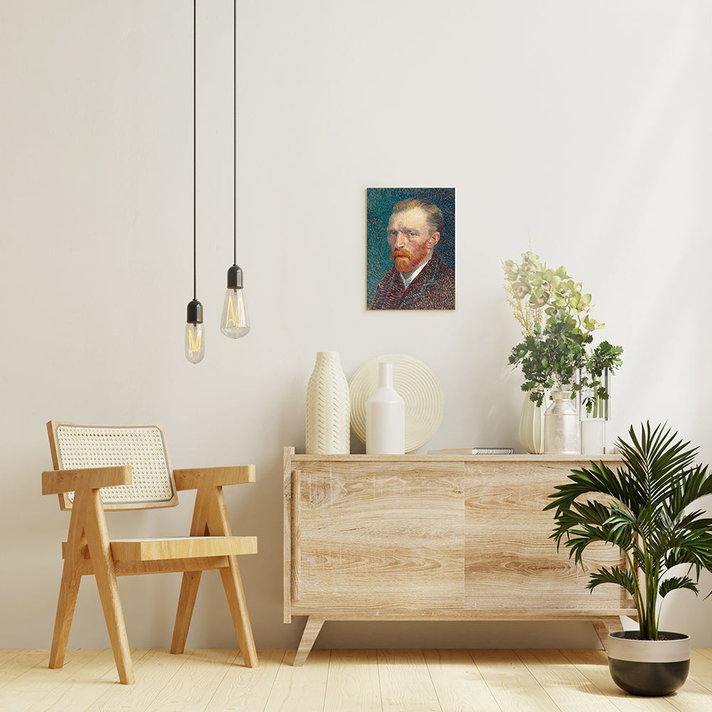 ゴッホ「自画像」絵画シリーズ アートパネル キャンバス 壁掛け インテリア
