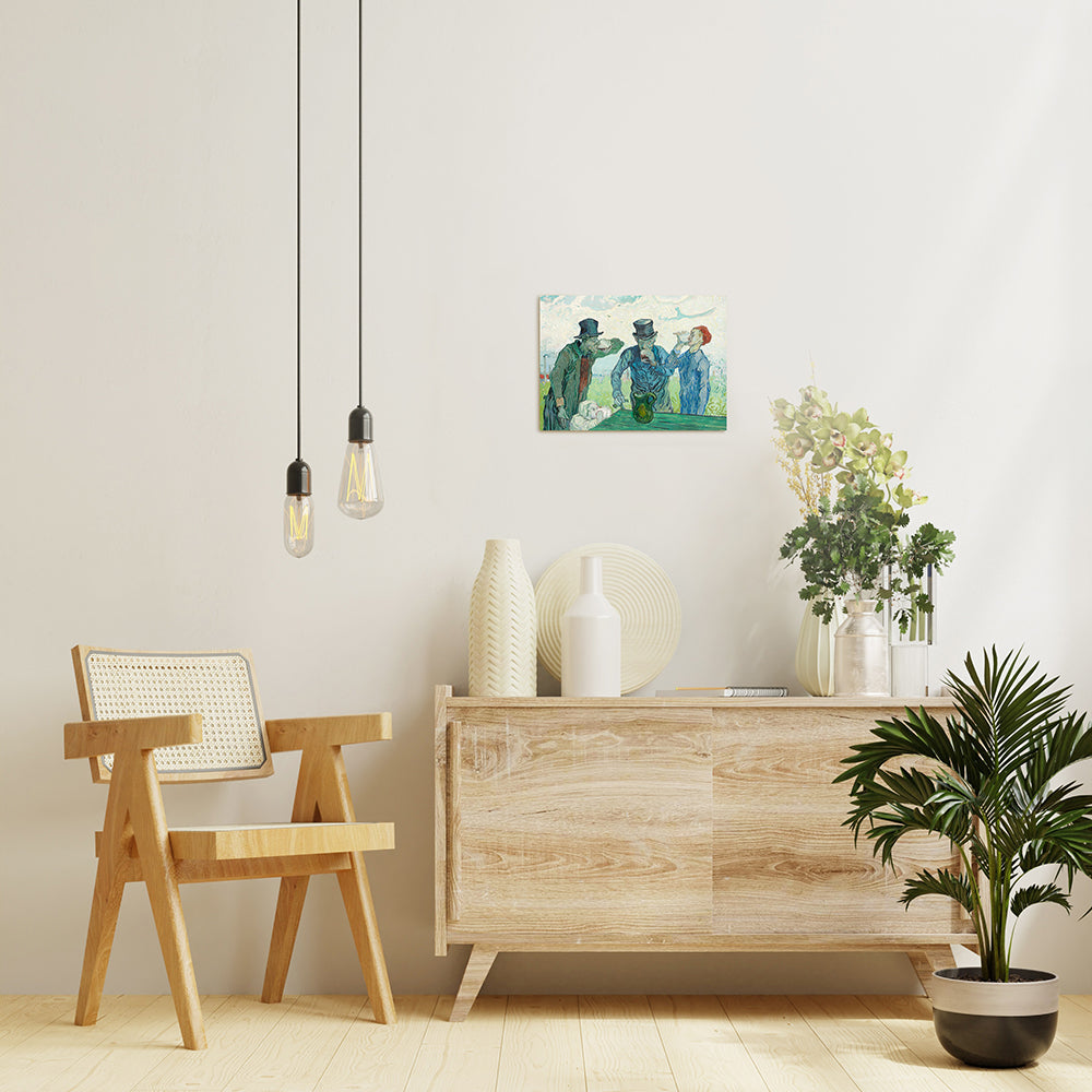 ゴッホ「酒飲みたち<ドーミエによる>」絵画シリーズ アートパネル キャンバス 壁掛け インテリア