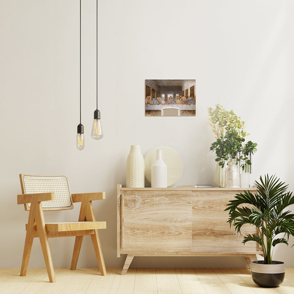 レオナルド・ダ・ヴィンチ「最後の晩餐」絵画シリーズ アートパネル キャンバス 壁掛け インテリア