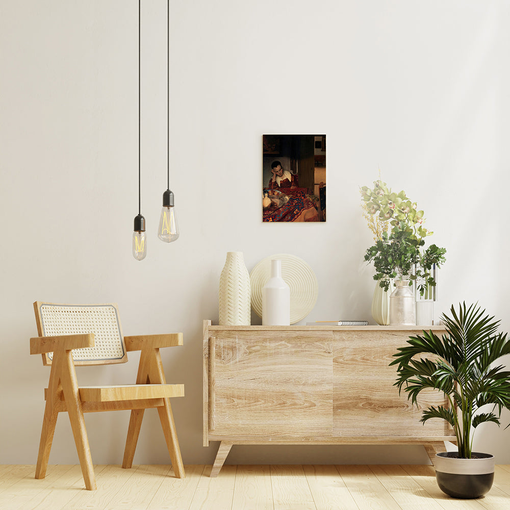 ヨハネス・フェルメール「眠る女」絵画シリーズ アートパネル キャンバス 壁掛け インテリア