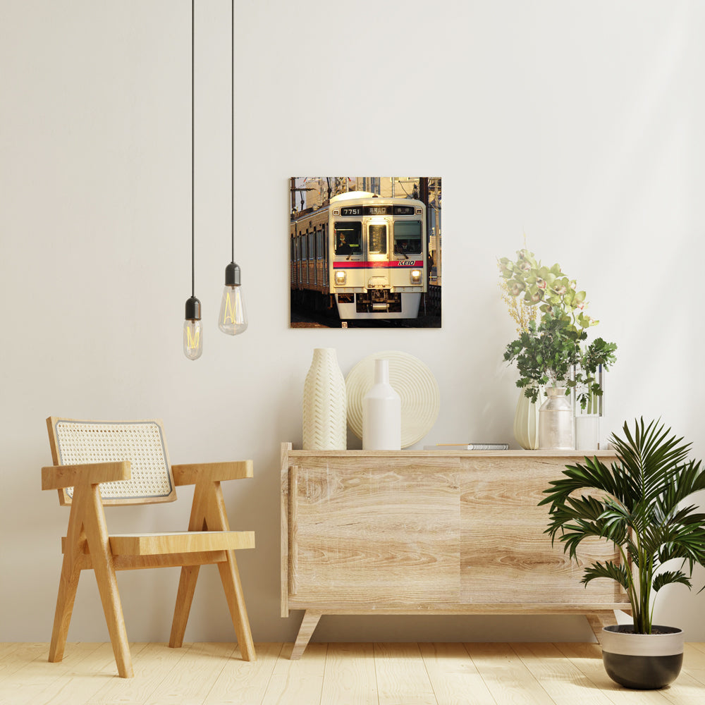 TAKUMI「東京都世田谷区 下高井戸駅<京王7000系>」アートシリーズ アートパネル キャンバス 壁掛け インテリア