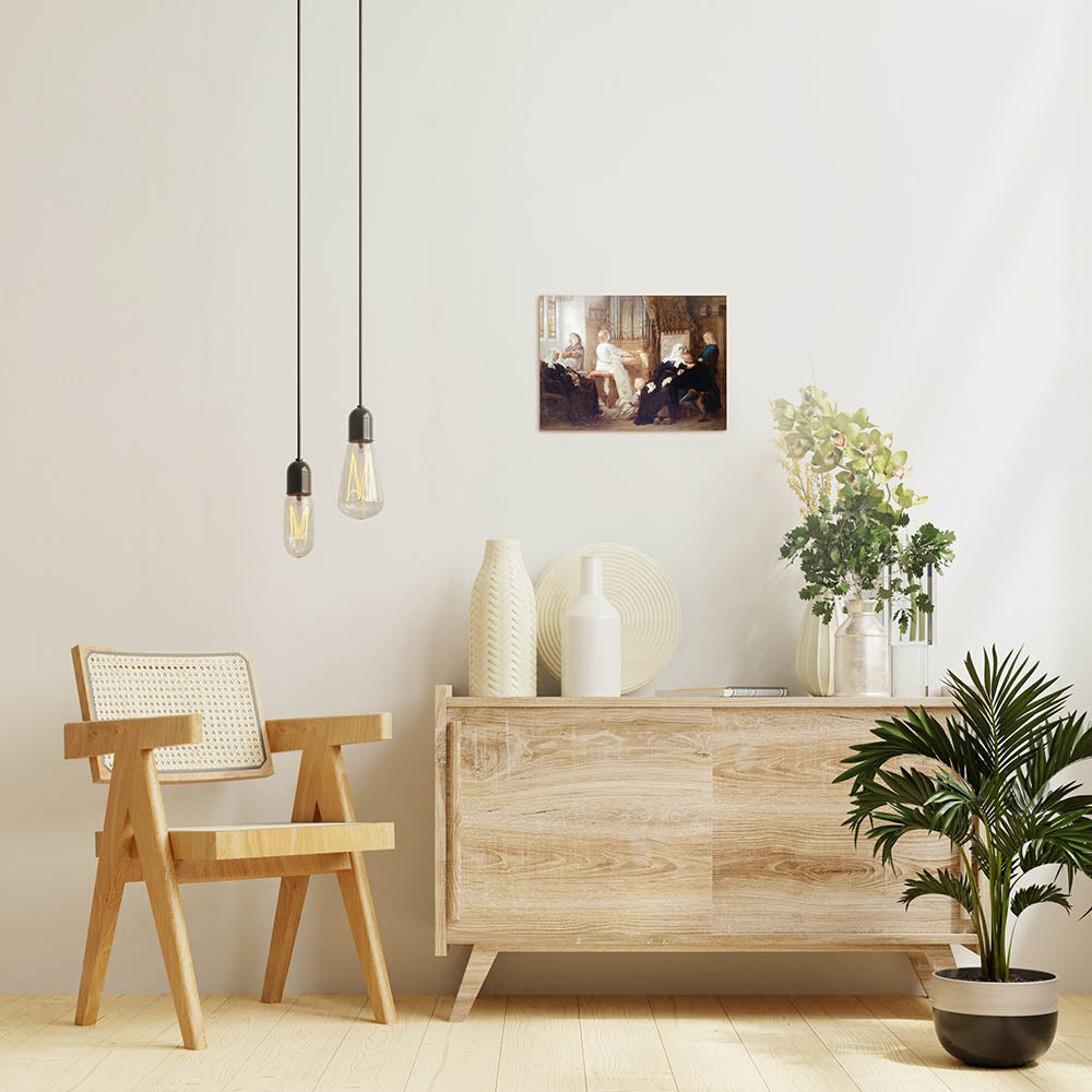 アレクサンドル・カバネル「チャペル・マスターズ・ウィドウ」絵画シリーズ アートパネル キャンバス 壁掛け インテリア