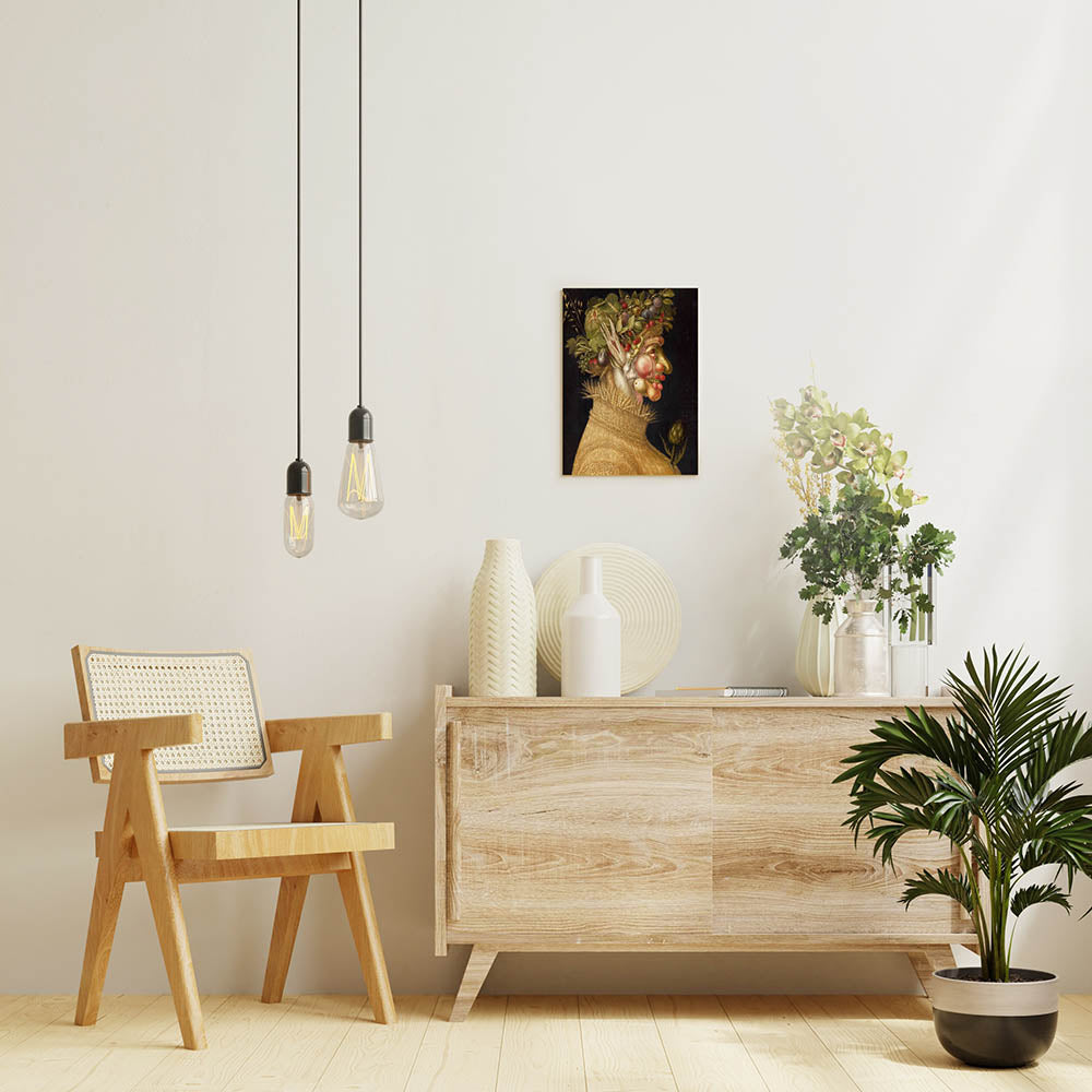 ジュゼッペ・アルチンボルド「四季<夏>」絵画シリーズ アートパネル キャンバス 壁掛け インテリア PNL-PUW079-05